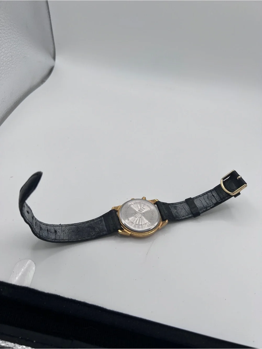Vintage Disney Mickey Mouse Lorus Watch V671-6150 Gold Tone Untested